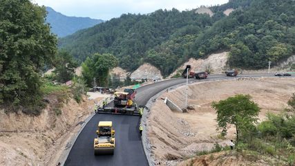 【強縣工程在英山】S219紅花至陶河段公路改建工程加速推進中
